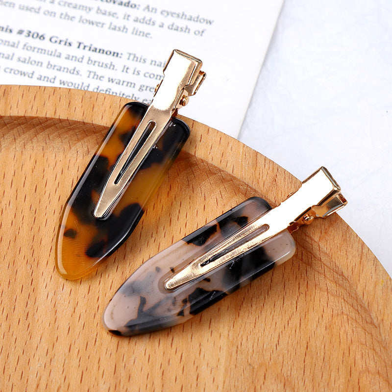 Hairdressing And Makeup Seamless Clip Acetate Bangs Clip